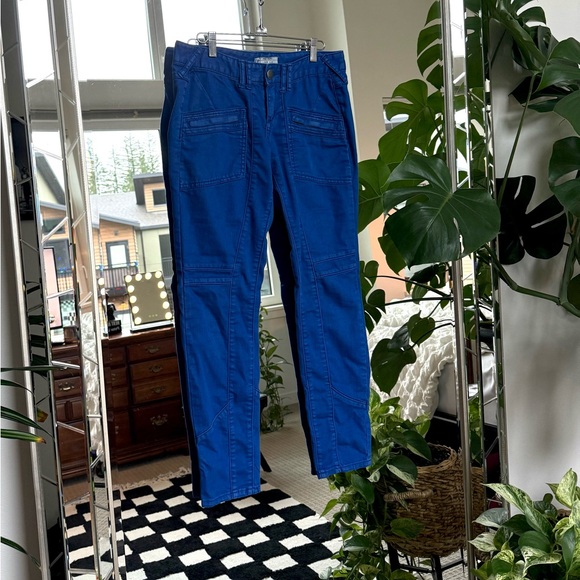 Free People Pants - Free People Bright Royal Blue Utility Pants